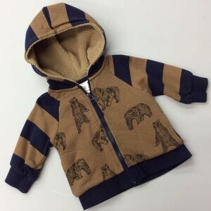 Boys Hanna Anderson Size 60 (3-6M) Hooded Jacket